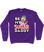 Load image into Gallery viewer, Fun design showcasing a silver haired gay daddy holding a sweet doughnut
