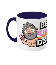 Load image into Gallery viewer, Fun design showcasing a silver haired gay daddy holding a sweet doughnut
