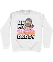 Load image into Gallery viewer, Fun design showcasing a silver haired gay daddy holding a sweet doughnut
