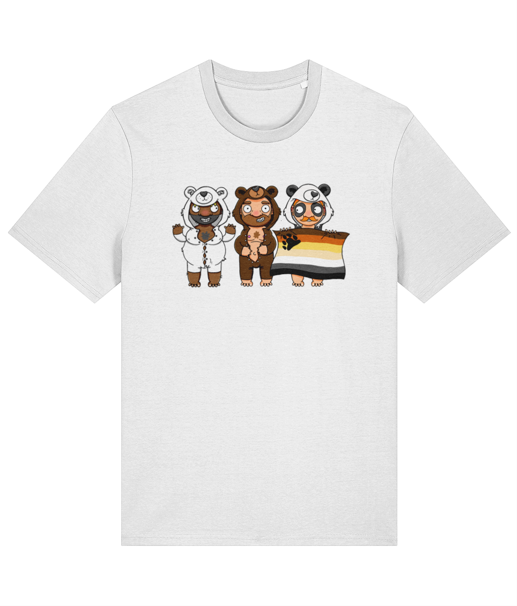 Three Bears in Onesies T-shirt