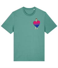 Load image into Gallery viewer, Bi Pride Heart T-Shirt
