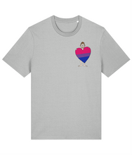 Load image into Gallery viewer, Bi Pride Heart T-Shirt
