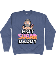 Load image into Gallery viewer, Fun design showcasing a silver haired gay daddy holding a sweet doughnut
