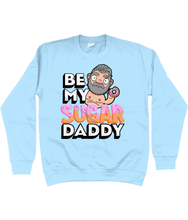 Load image into Gallery viewer, Fun design showcasing a silver haired gay daddy holding a sweet doughnut
