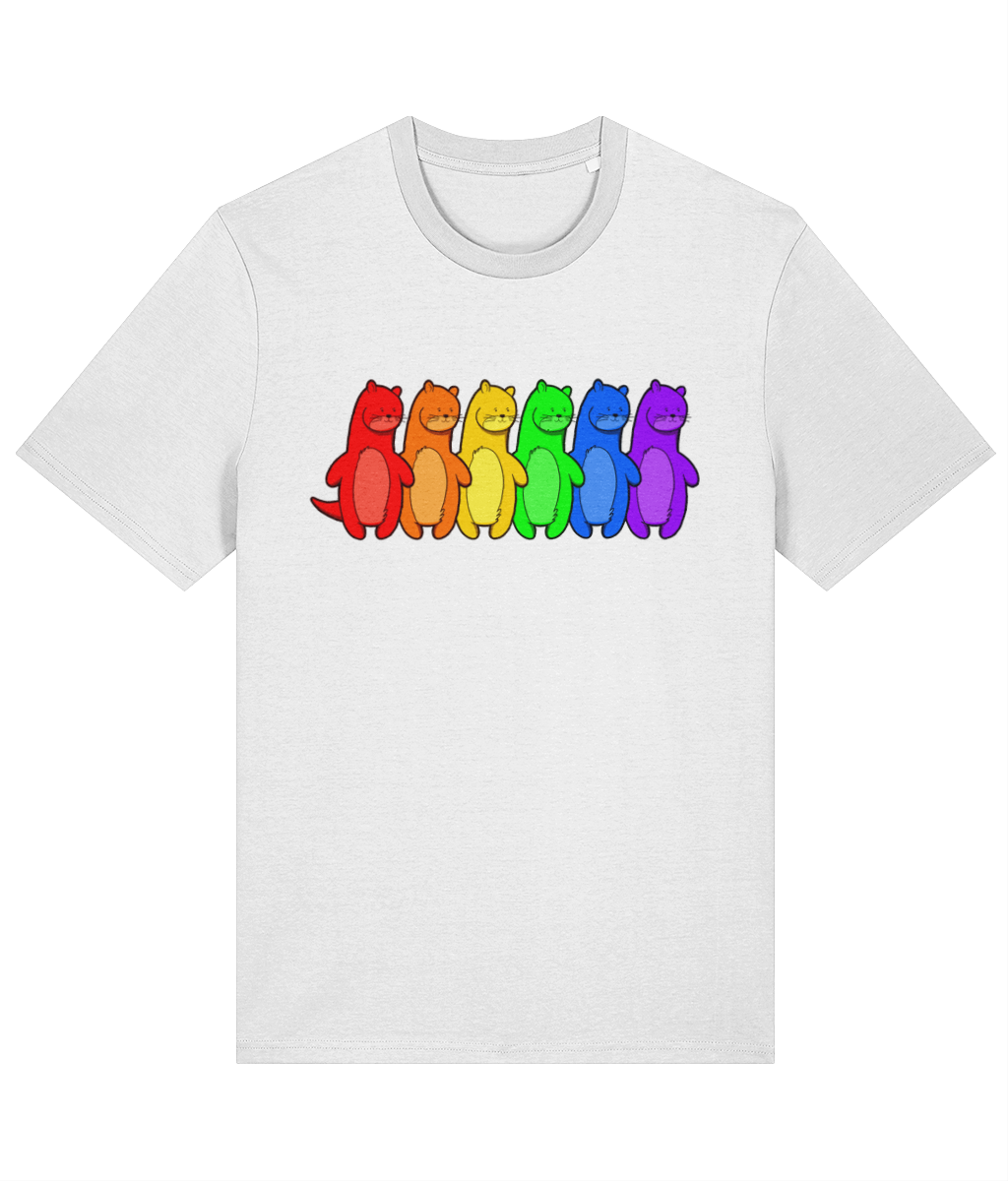 Gay Otter Rainbow Pride T-Shirt