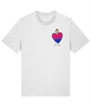 Load image into Gallery viewer, Bi Pride Heart T-Shirt
