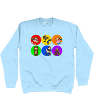 Load image into Gallery viewer, Gay Pride Spots Sweatshirt
