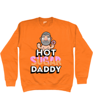 Load image into Gallery viewer, Fun design showcasing a silver haired gay daddy holding a sweet doughnut
