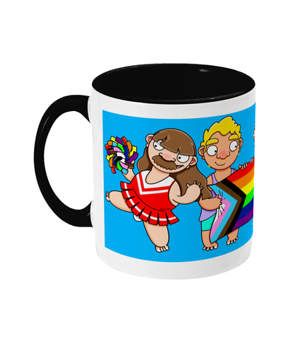 A collection of LGBTQ characters celebrating Pride.