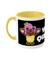 Load image into Gallery viewer, A Brown Bear dressed in drag wearing a gold sparkly dress, pink wear and a crown
