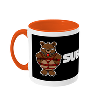 Load image into Gallery viewer, A Brown Bear tied up with red rope and with a ball gag in his mouth
