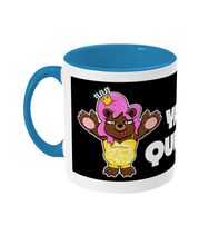 Load image into Gallery viewer, A Brown Bear dressed in drag wearing a gold sparkly dress, pink wear and a crown
