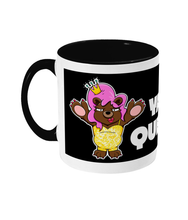 Load image into Gallery viewer, A Brown Bear dressed in drag wearing a gold sparkly dress, pink wear and a crown
