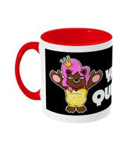 Load image into Gallery viewer, A Brown Bear dressed in drag wearing a gold sparkly dress, pink wear and a crown
