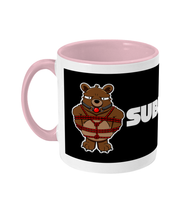 Load image into Gallery viewer, A Brown Bear tied up with red rope and with a ball gag in his mouth
