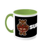 Load image into Gallery viewer, A Brown Bear tied up with red rope and with a ball gag in his mouth
