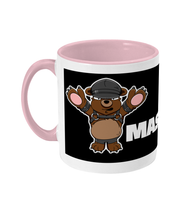 Load image into Gallery viewer, A Brown Bear wearing a leather harness and a leather cap looking the part of a leather daddy
