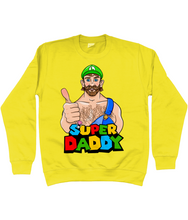 Load image into Gallery viewer, Luigi with a naked hairy Chest and giving a thumbs up
