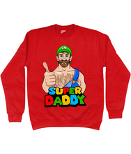 Load image into Gallery viewer, Luigi with a naked hairy Chest and giving a thumbs up
