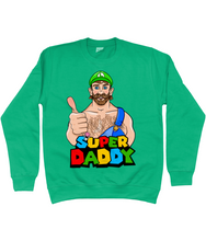 Load image into Gallery viewer, Luigi with a naked hairy Chest and giving a thumbs up
