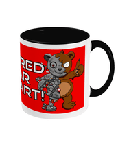 Load image into Gallery viewer, A rogue Robot bear with fur falling away to reveal its mechanical body is Hardwired to tear you apart
