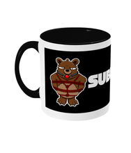 Load image into Gallery viewer, A Brown Bear tied up with red rope and with a ball gag in his mouth
