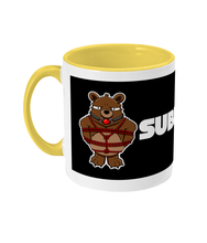 Load image into Gallery viewer, A Brown Bear tied up with red rope and with a ball gag in his mouth
