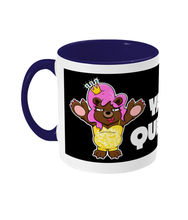 Load image into Gallery viewer, A Brown Bear dressed in drag wearing a gold sparkly dress, pink wear and a crown
